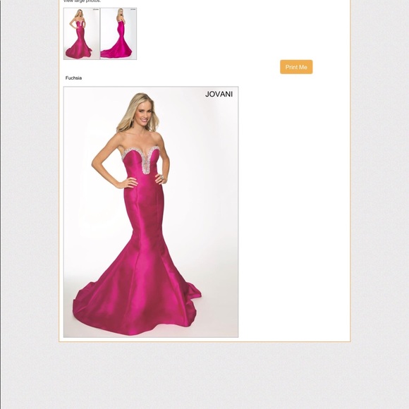 Jovani Dresses & Skirts - 💕Gorgeous, Couture Jovani gown! Fits size 6-8.